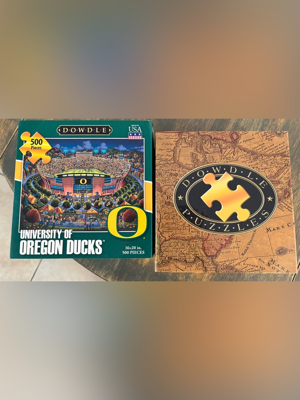Dowdle University of Oregon Ducks 500-Piece Jigsaw Puzzle - Green & Yellow